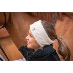 PÉNÉLOPE Bandeau Mel - Blanc -Caval’Style Boutique bandeau mel blanc 4