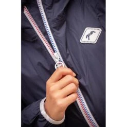 PÉNÉLOPE Blouson Rainday Marine - Enfant -Caval’Style Boutique blouson impermeable rainday marine enfant 3