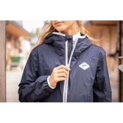 PÉNÉLOPE Blouson Rainday Marine - Enfant -Caval’Style Boutique blouson impermeable rainday marine enfant 5