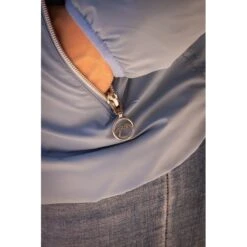 PÉNÉLOPE Blouson Lecciblock - Bleu Artic -Caval’Style Boutique blouson lecciblock bleu arctique 7