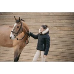 PÉNÉLOPE Blouson Louxy - Noir -Caval’Style Boutique blouson louxy noir 10