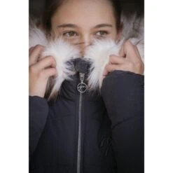 PÉNÉLOPE Blouson Louxy - Noir -Caval’Style Boutique blouson louxy noir 2