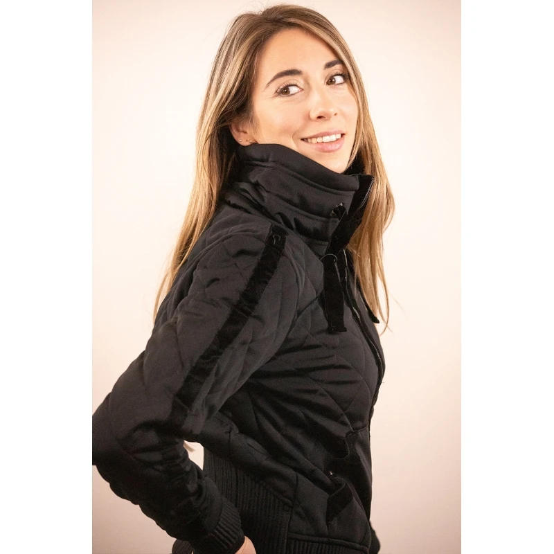 PÉNÉLOPE Blouson Luka - Noir 2 PÉNÉLOPE Blouson Luka - Noir – Image 2
