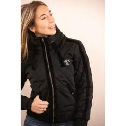 PÉNÉLOPE Blouson Luka - Noir 8 PÉNÉLOPE Blouson Luka - Noir -Caval’Style Boutique blouson luka noir 2