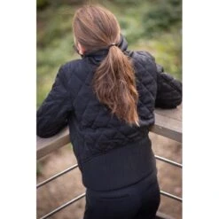 PÉNÉLOPE Blouson Luka Noir - Enfant -Caval’Style Boutique blouson luka noir enfant 3