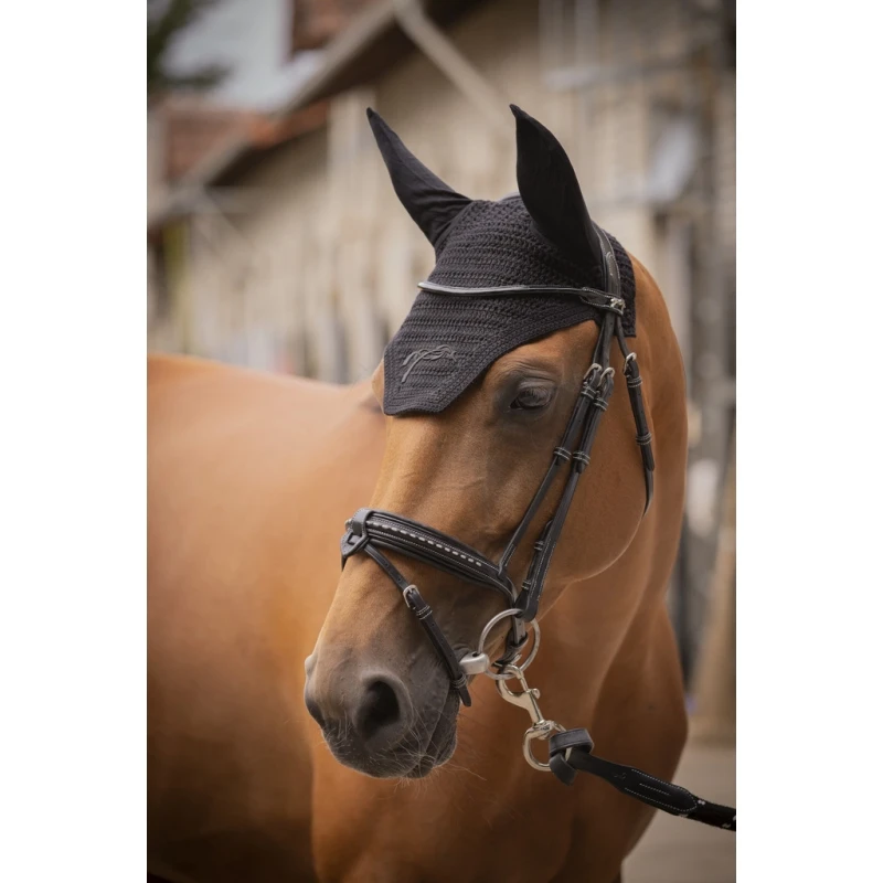 PÉNÉLOPE Bonnet Coton - Noir 2 PÉNÉLOPE Bonnet Coton - Noir – Image 2