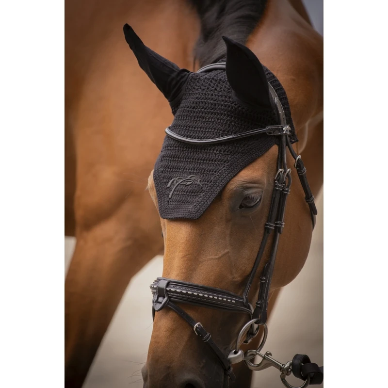 PÉNÉLOPE Bonnet Coton - Noir 4 PÉNÉLOPE Bonnet Coton - Noir – Image 4