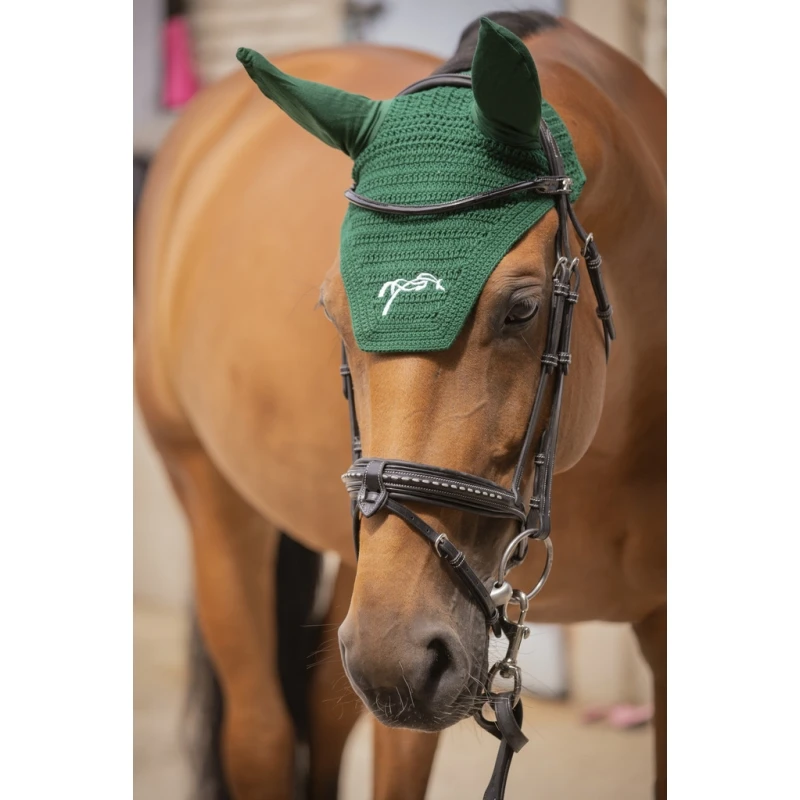 PÉNÉLOPE Bonnet Coton - Vert Forêt 2 PÉNÉLOPE Bonnet Coton - Vert Forêt – Image 2