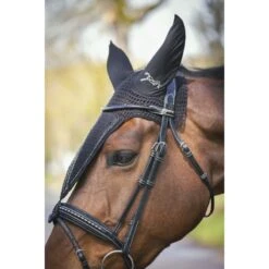 PÉNÉLOPE Bonnet Long Strass - Noir 10 PÉNÉLOPE Bonnet Long Strass - Noir -Caval’Style Boutique bonnet long strass noir 4