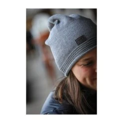 PÉNÉLOPE Bonnet Nouki - Gris 5 PÉNÉLOPE Bonnet Nouki - Gris -Caval’Style Boutique bonnet nouki gris 1 2