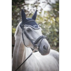 PÉNÉLOPE Bonnet Point Sellier Fly Coton - Marine