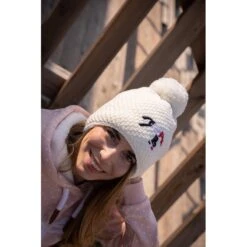 PÉNÉLOPE Bonnet Timy - Blanc -Caval’Style Boutique bonnet timy blanc 2