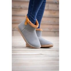 PÉNÉLOPE Boots Fourrées - Gris & Brun