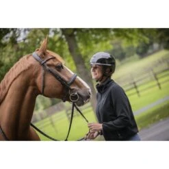 PÉNÉLOPE Casque Pénélope By Freejump Visière Longue - Noir Brillant 9 PÉNÉLOPE Casque Pénélope By Freejump Visière Longue - Noir Brillant -Caval’Style Boutique casque penelope visiere longue noir brillant 2