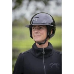 PÉNÉLOPE Casque Pénélope By Freejump Visière Longue - Noir Brillant