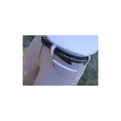 PÉNÉLOPE Ceinture Point Sellier - Noir -Caval’Style Boutique ceinture en cuir penelope noir 1 2