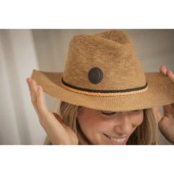 PÉNÉLOPE Chapeau Rafia - Camel -Caval’Style Boutique chapeau rafia camel 2