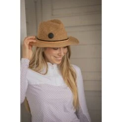 PÉNÉLOPE Chapeau Rafia - Camel -Caval’Style Boutique chapeau rafia camel 4
