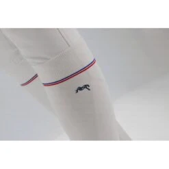 PÉNÉLOPE Chaussettes Luxe - Blanc 8 PÉNÉLOPE Chaussettes Luxe - Blanc -Caval’Style Boutique chaussettes luxe blanc 1 3