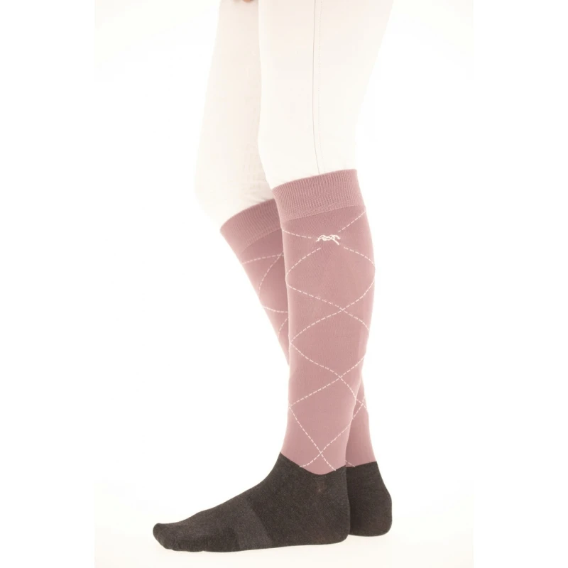 PÉNÉLOPE Chaussettes Luxe - Rose Poudré 5 PÉNÉLOPE Chaussettes Luxe - Rose Poudré – Image 5