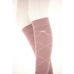 PÉNÉLOPE Chaussettes Luxe - Rose Poudré 11 PÉNÉLOPE Chaussettes Luxe - Rose Poudré -Caval’Style Boutique chaussettes luxe rose poudre 5
