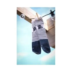 PÉNÉLOPE Chaussettes - Marinière 11 PÉNÉLOPE Chaussettes - Marinière -Caval’Style Boutique chaussettes penelope little blanc rayees marine 1 4