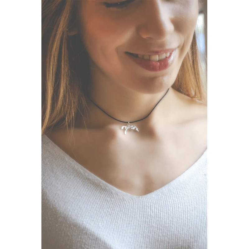 PÉNÉLOPE Collier Équestre - Argenté 1 PÉNÉLOPE Collier Équestre - Argenté