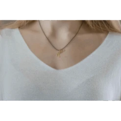 PÉNÉLOPE Collier Équestre - Doré -Caval’Style Boutique collier equestre dore 1 2