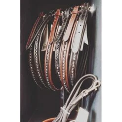 PÉNÉLOPE Collier Pour Chien Point Sellier - Noir -Caval’Style Boutique collier pour chien point sellier noir 2