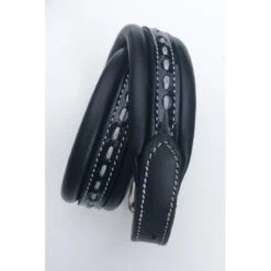 PÉNÉLOPE Collier Pour Chien Point Sellier - Noir