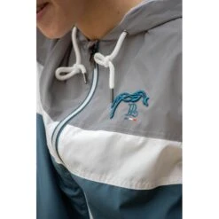 PÉNÉLOPE Coupe-vent Celecce - Bleu Canard -Caval’Style Boutique coupe vent celecce bleu canard 1 8