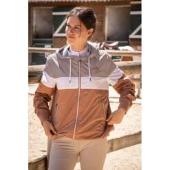 PÉNÉLOPE Coupe-Vent Celecce - Caramel & Gris