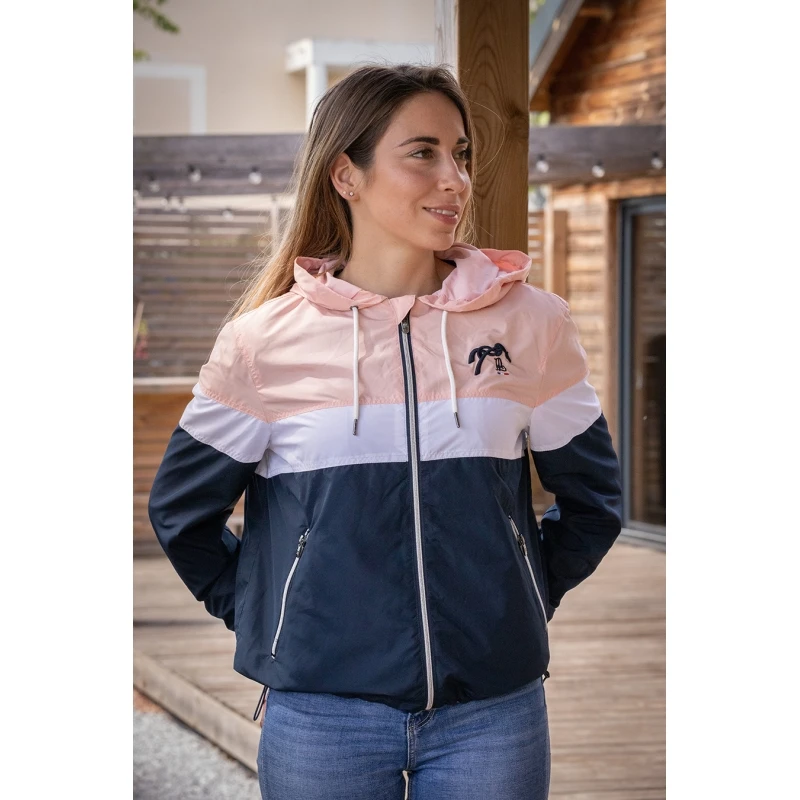 PÉNÉLOPE Coupe-Vent Celecce - Marine & Rose 1 PÉNÉLOPE Coupe-Vent Celecce - Marine & Rose