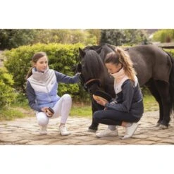 PÉNÉLOPE Doudoune Camélia Bleu Artic - Enfant -Caval’Style Boutique doudoune camelia bleu artic enfant 3