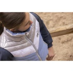 PÉNÉLOPE Doudoune Camélia Bleu Artic - Enfant -Caval’Style Boutique doudoune camelia bleu artic enfant 5