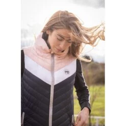 PÉNÉLOPE Doudoune Camélia - Marine & Rose -Caval’Style Boutique doudoune camelia marine rose 2