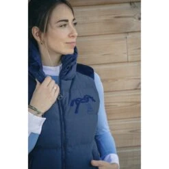 PÉNÉLOPE Doudoune Sonia - Marine -Caval’Style Boutique doudoune sonia marine 3