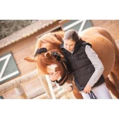 PÉNÉLOPE Doudoune Sonia Noir - Enfant -Caval’Style Boutique doudoune sonia noir enfant 1