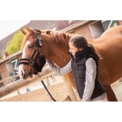 PÉNÉLOPE Doudoune Sonia Noir - Enfant -Caval’Style Boutique doudoune sonia noir enfant 2