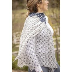 PÉNÉLOPE Etole Alix - Bleu Gris & Écru -Caval’Style Boutique etole alix bleu gris ecru 5