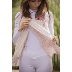 PÉNÉLOPE Etole Alix - Vieux Rose & Ecru -Caval’Style Boutique etole alix vieux rose ecru 4