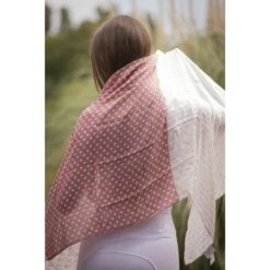 PÉNÉLOPE Etole Alix - Vieux Rose & Ecru -Caval’Style Boutique etole alix vieux rose ecru 8