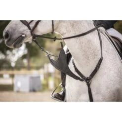 PÉNÉLOPE Flèche De Martingale Bip Plain Élastique - Noir -Caval’Style Boutique fleche de martingale bip plain elastique noir 4