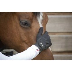 PÉNÉLOPE Gants D'Equitation Compétition - Noir -Caval’Style Boutique gant d equitation penelope competition 3