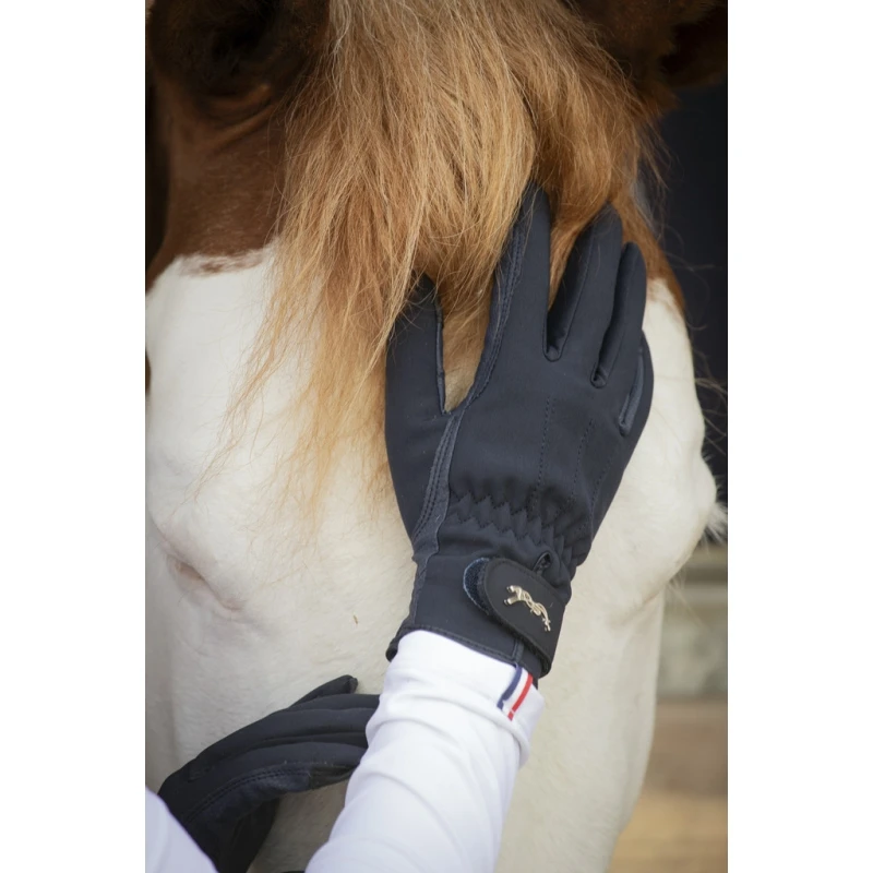 PÉNÉLOPE Gants D'Équitation Confort - Marine 2 PÉNÉLOPE Gants D'Équitation Confort - Marine – Image 2