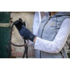 PÉNÉLOPE Gants D'Équitation Confort - Marine 14 PÉNÉLOPE Gants D'Équitation Confort - Marine -Caval’Style Boutique gants d equitation confort marine 1 4