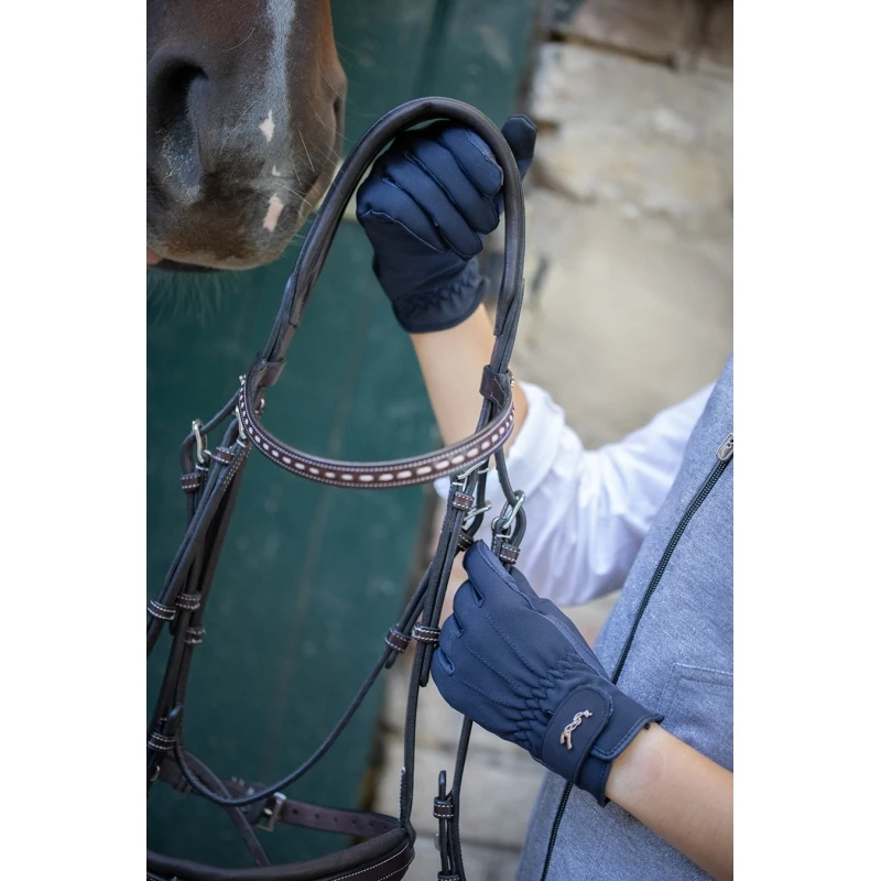 PÉNÉLOPE Gants D'Équitation Confort - Marine 7 PÉNÉLOPE Gants D'Équitation Confort - Marine – Image 7