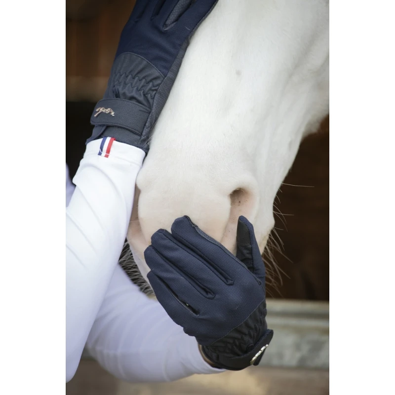 PÉNÉLOPE Gants D'équitation Compétition - Marine 3 PÉNÉLOPE Gants D'équitation Compétition - Marine – Image 3