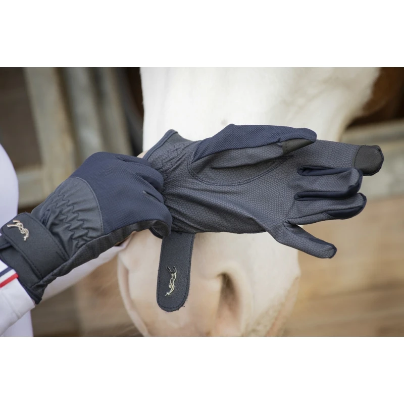 PÉNÉLOPE Gants D'équitation Compétition - Marine 4 PÉNÉLOPE Gants D'équitation Compétition - Marine – Image 4