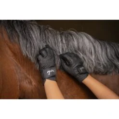 PÉNÉLOPE Gants Prisma Strass Eden By Pénélope Noir - Enfant -Caval’Style Boutique gants hiver eden by penelope noir enfant 10